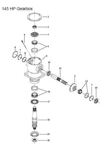 BM1000 Gearbox Parts 600 Series